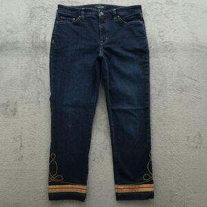 Ralph Lauren Jeans Womens Size 6 Blue Mid-Rise Classic Straight Ankle 26" Inseam